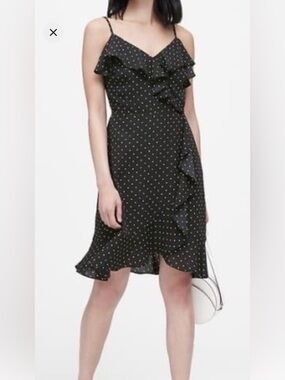 Womens Banana Republic dress size 4P  black